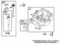 Oil Fill Sump Diagram and Parts List for  Briggs and Stratton Engine